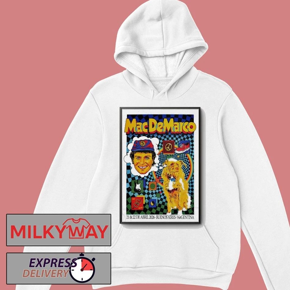 Mac Demarco In Buenos Aires Argentina On Apr 21-22 2026 Poster shirt