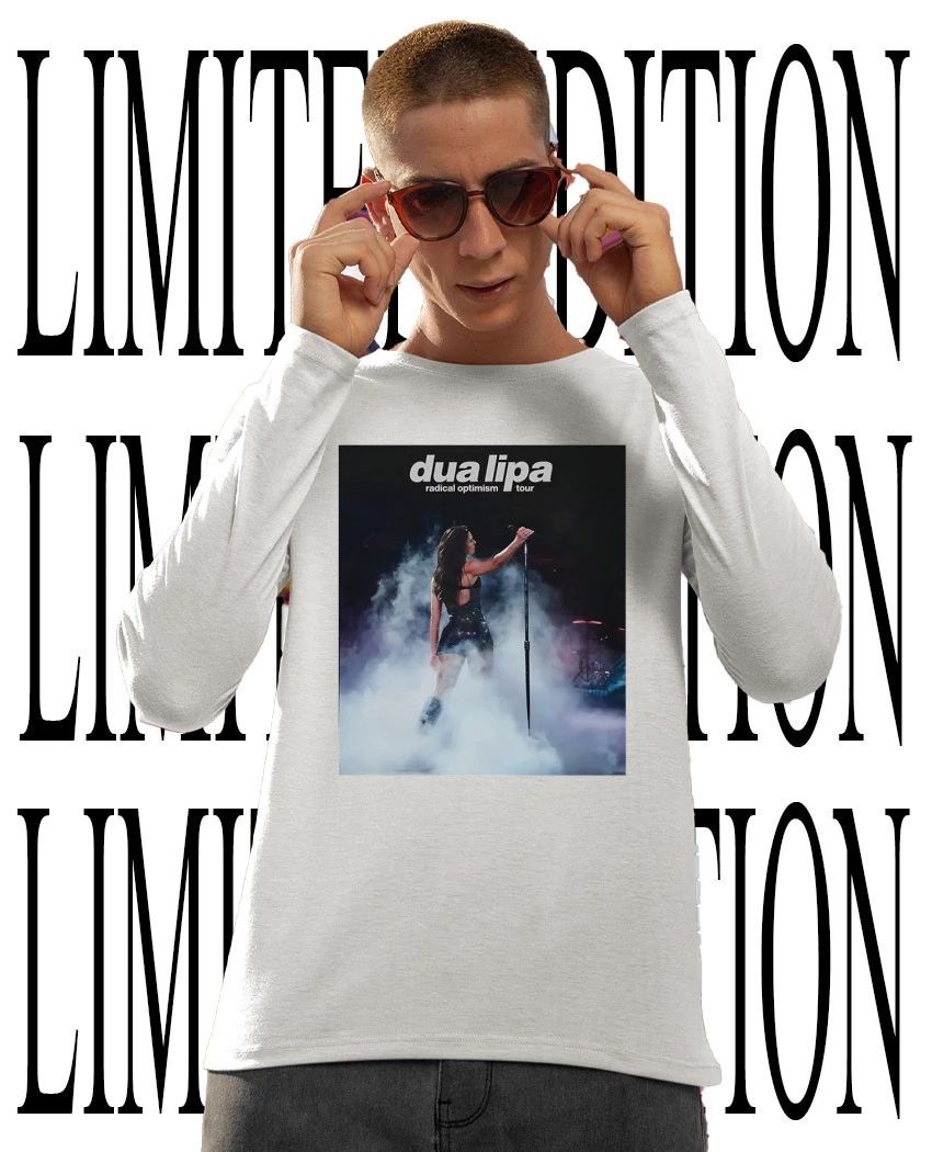 Dua Lipa Radical Optimism Tour Print Round Neck shirt
