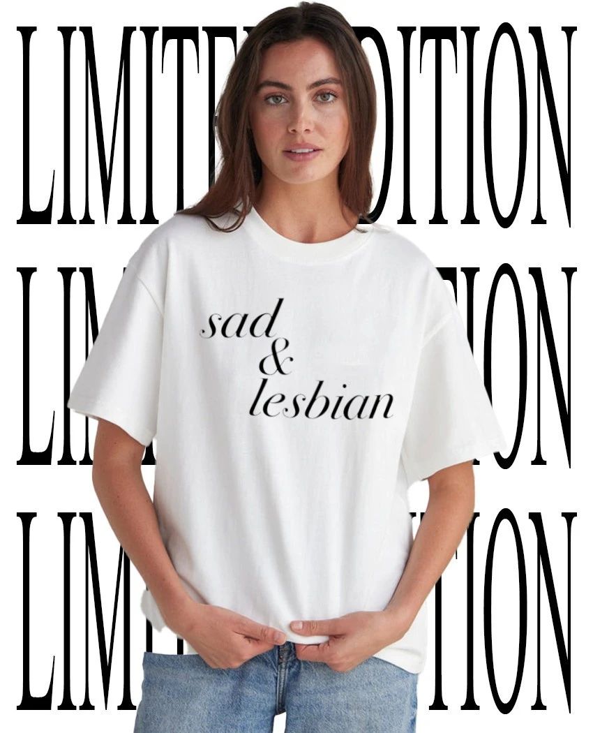 Sad and lesbian shirt