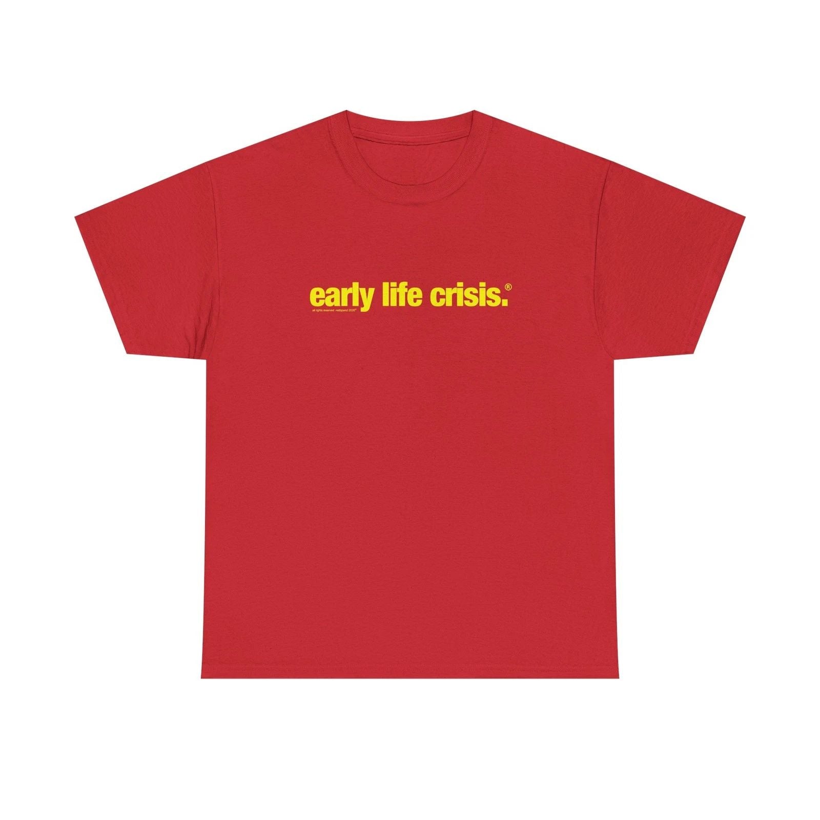 Nettspend Early Life Crisis Wordmark Album Tour Merch T-Shirts Tees - All Colors