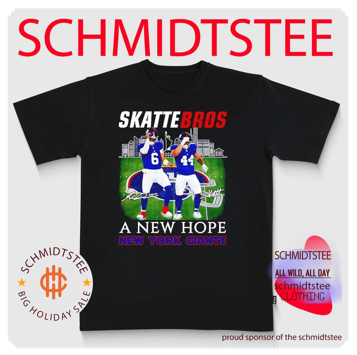 Jaxson Dart And Cam Skattebo New York Giants Skattebros A New Hope signature shirt