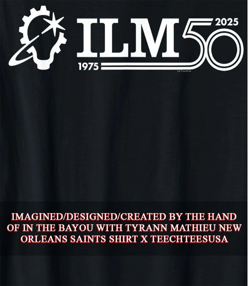 ILM 50th Anniversary 1975-2025 logo shirt