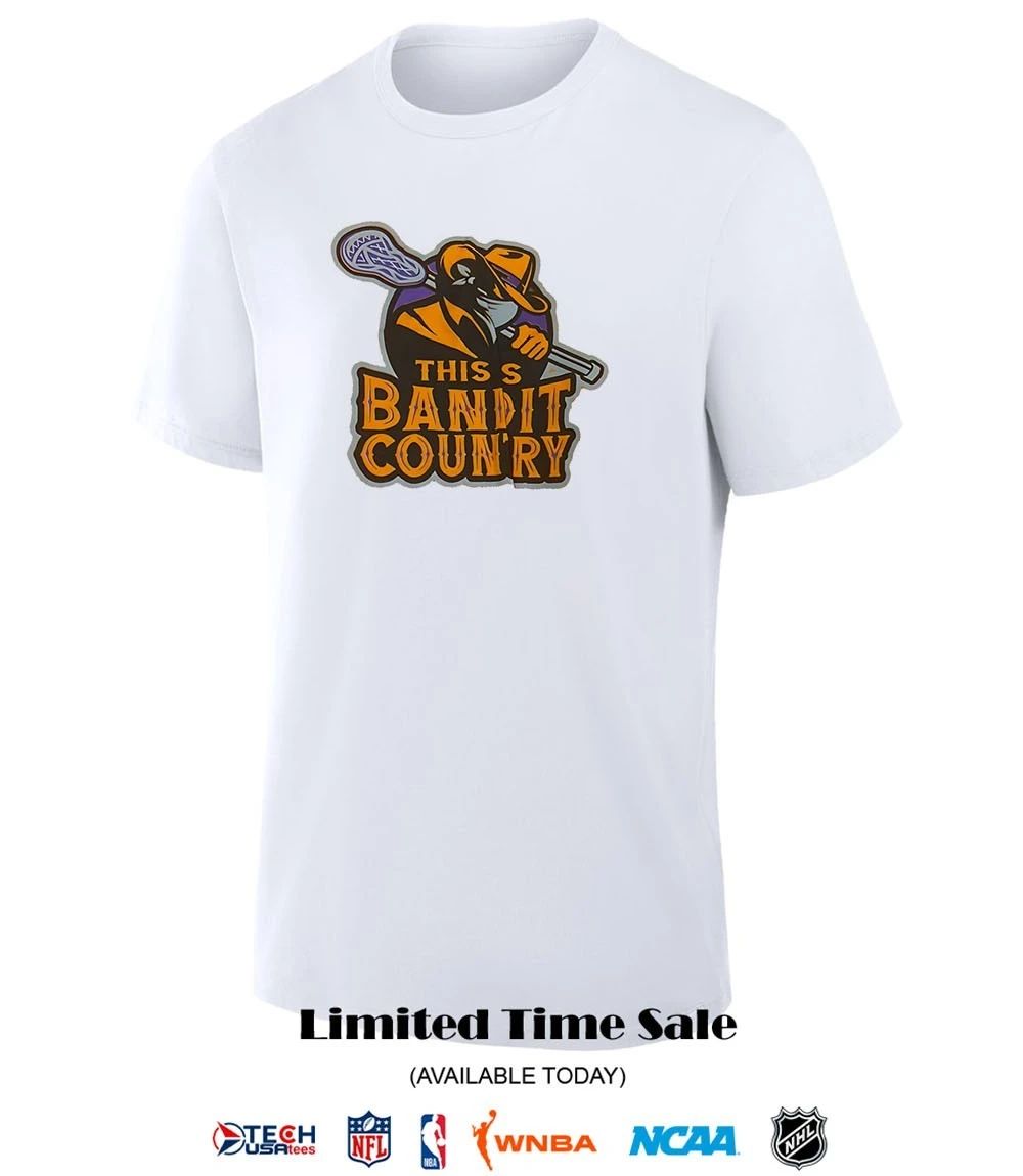 This is Bandit Country Buffalo Bandits lacrosse shirt