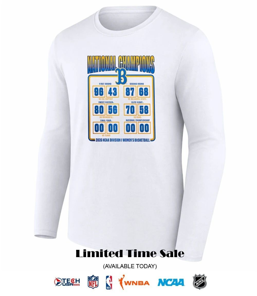 National Champions UCLA Bruins 2026 NCAA Women’s Basketball Schedule shirt