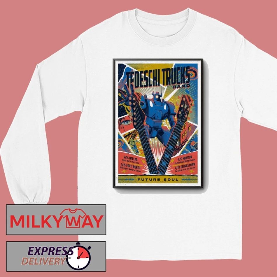 Tedeschi Trucks Band Poster for show in Texas 2026 shirt