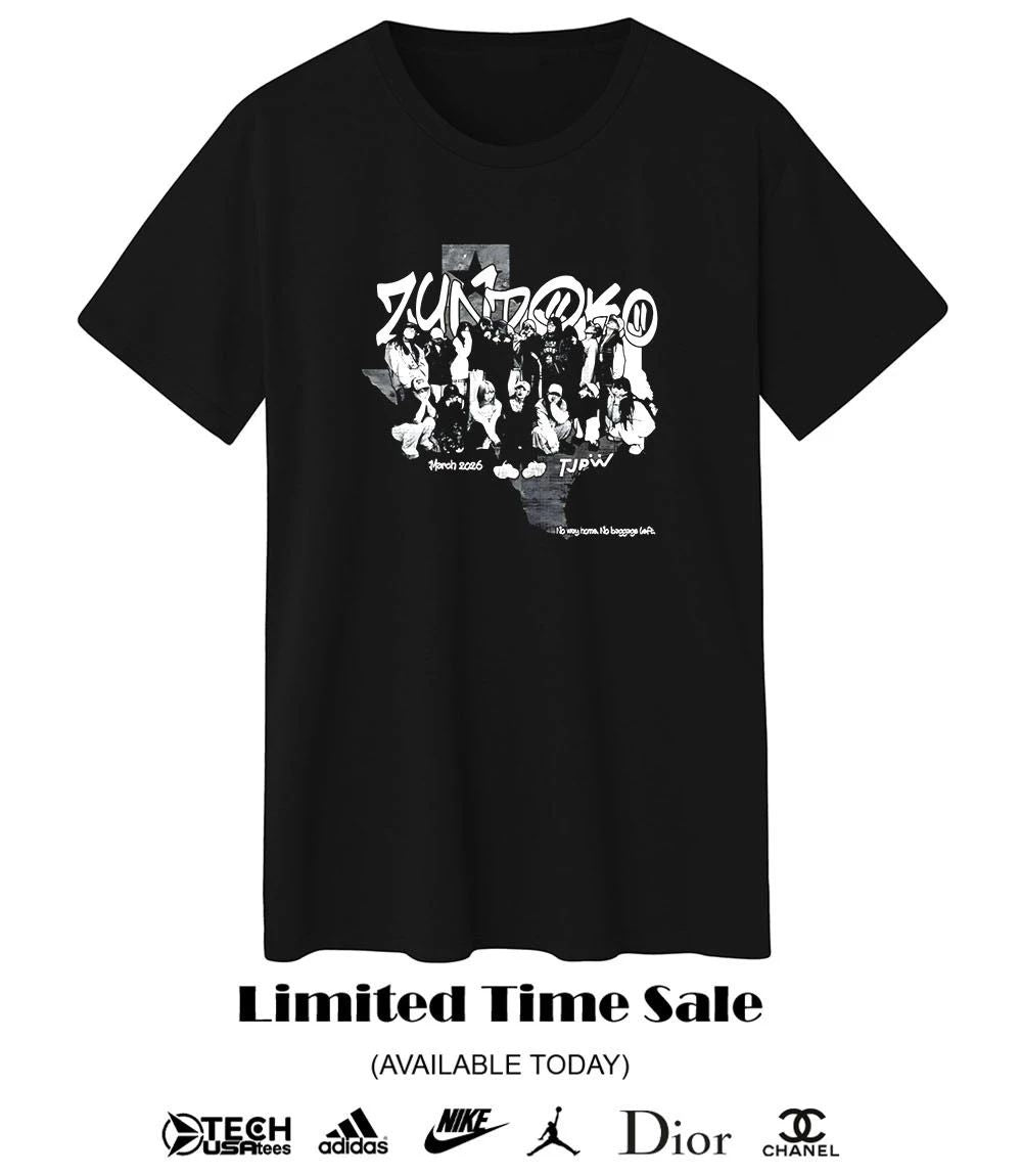 Zundoko Texas Tour TJPW no way home no baggage left T-shirt