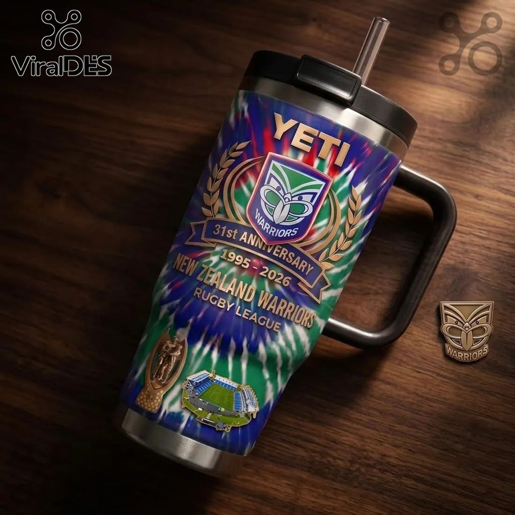 New Zealand Warriors 31st Anniversary 40oz Tumbler