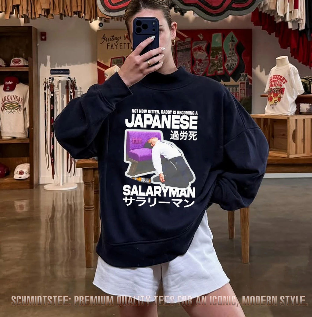 Not Now Kitten Daddy Is Becoming A Japanese Salaryman shirt