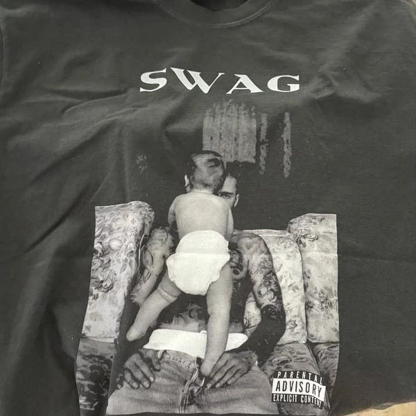 Justin Bieber SWAG T-Shirt ,Album Launch Exclusive, Vintage