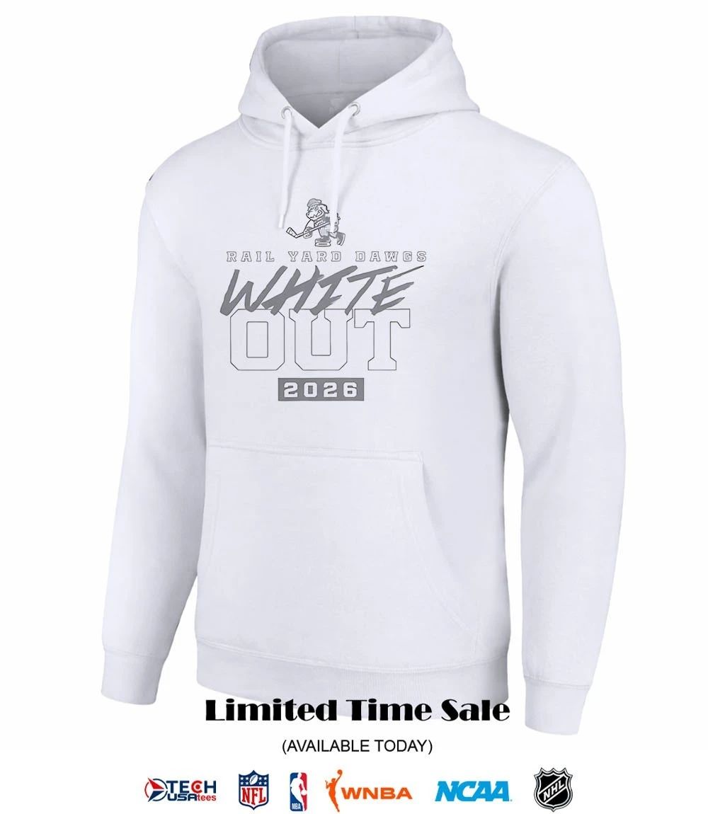 Roanoke Rail Yard Dawgs White Out 2026 shirt