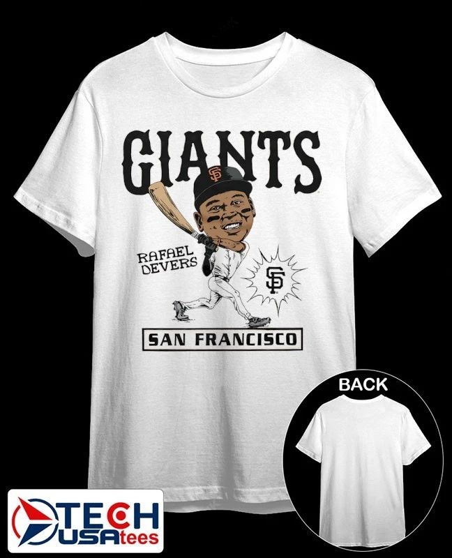 San Francisco Giants Rafael Devers caricature shirt