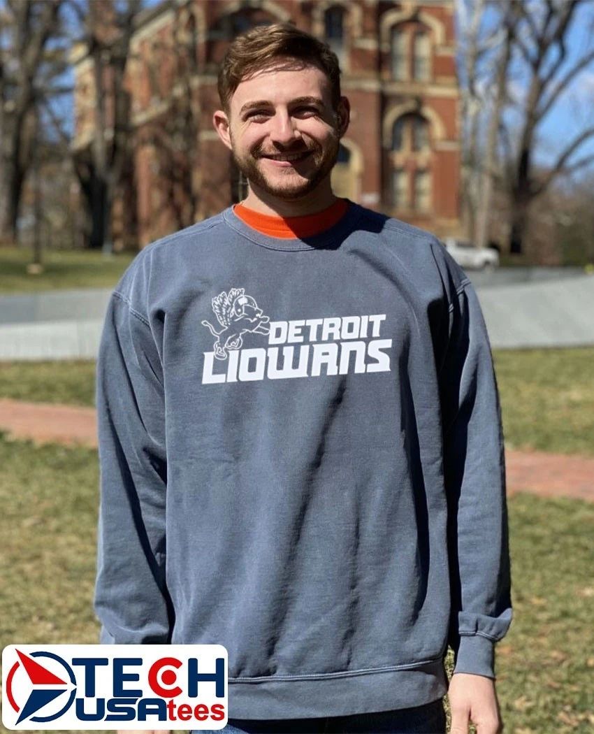 Detroit Liowans logo shirt