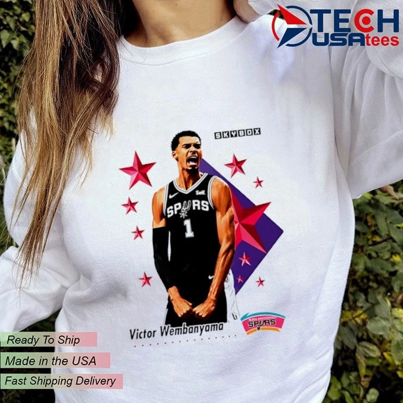 Victor Wembanyama San Antonio Spurs Basketball Skybox shirt