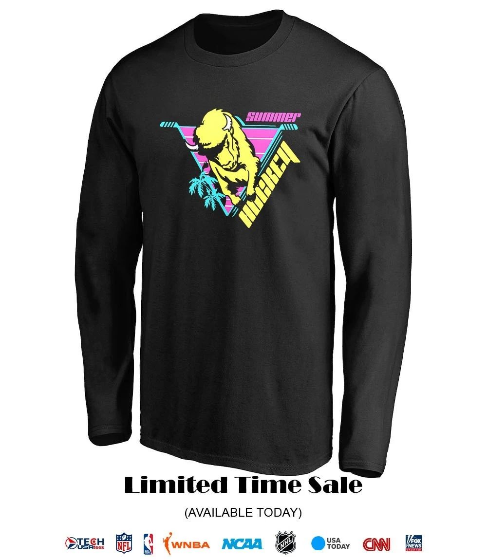Summer Hockey Buffalo Sabres neon shirt