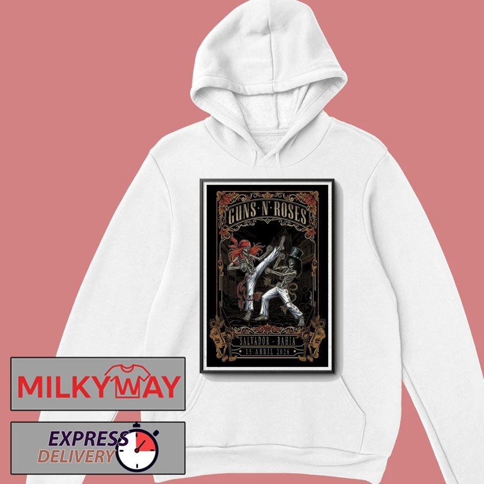 Gun N Roses Poster Apr 15 2026 Salvador, Bahia shirt