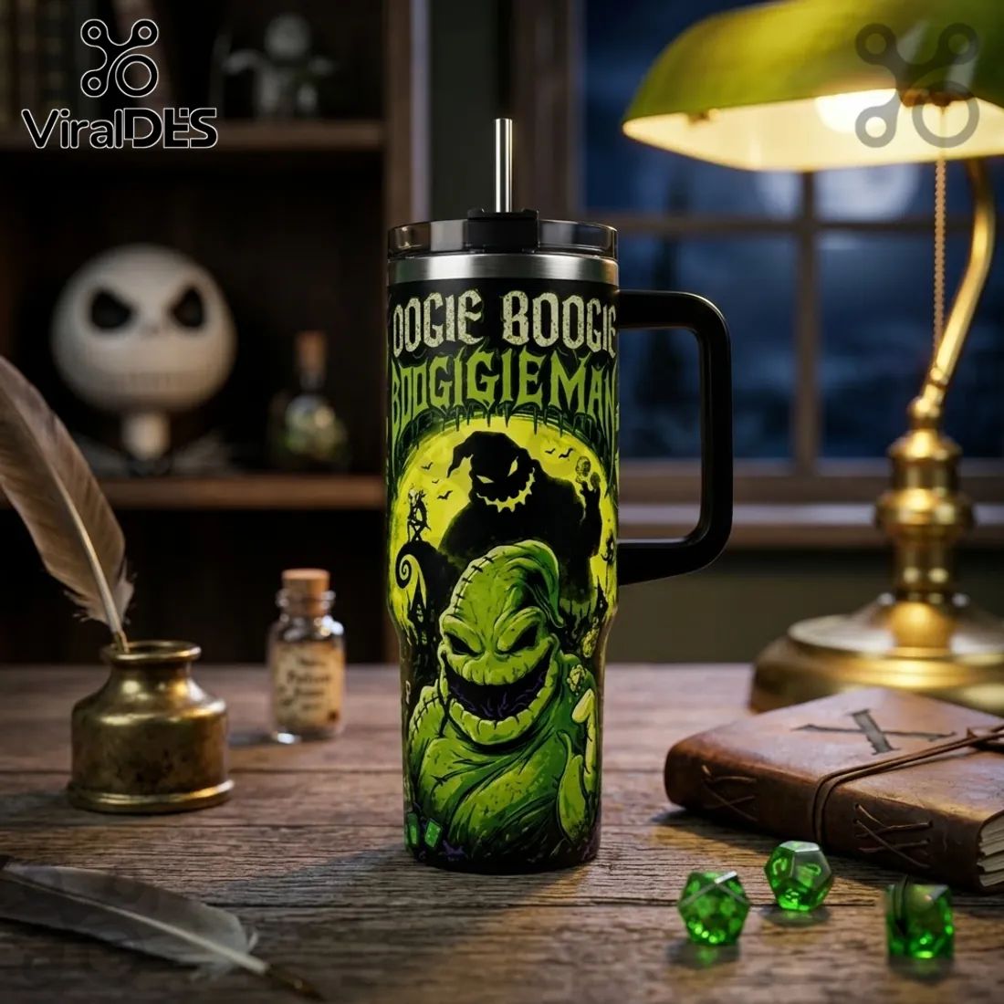 Oogie Boogie Nightmare Before Christmas 40oz Tumbler