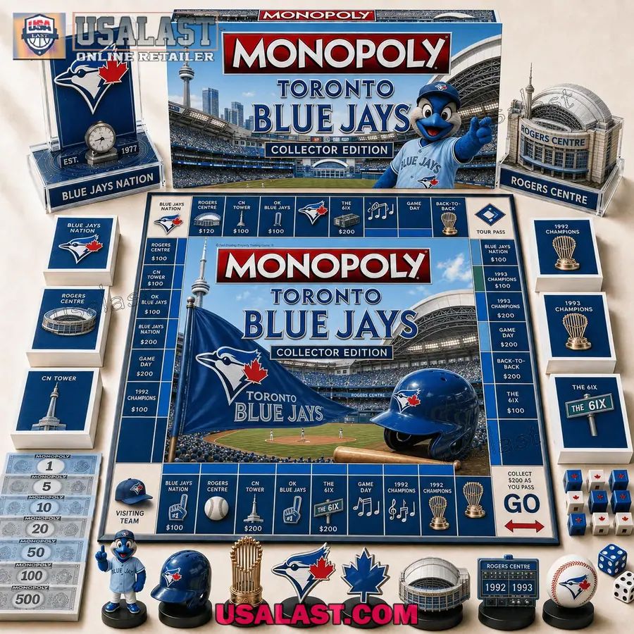 Toronto Blue Jays Collector Edition Monopoly Board Game 2026