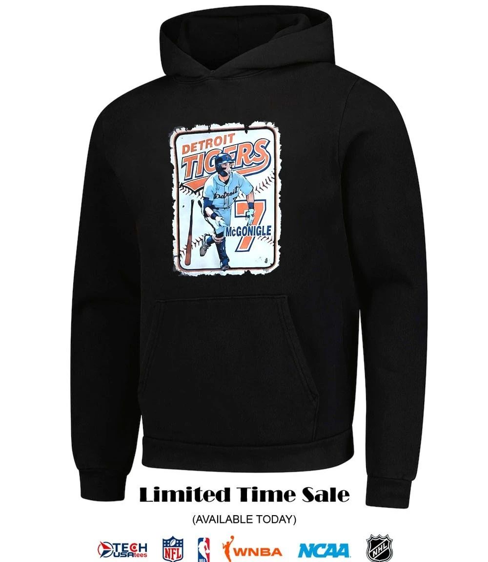 Detroit Tigers #7 Kevin McGonigle vintage shirt