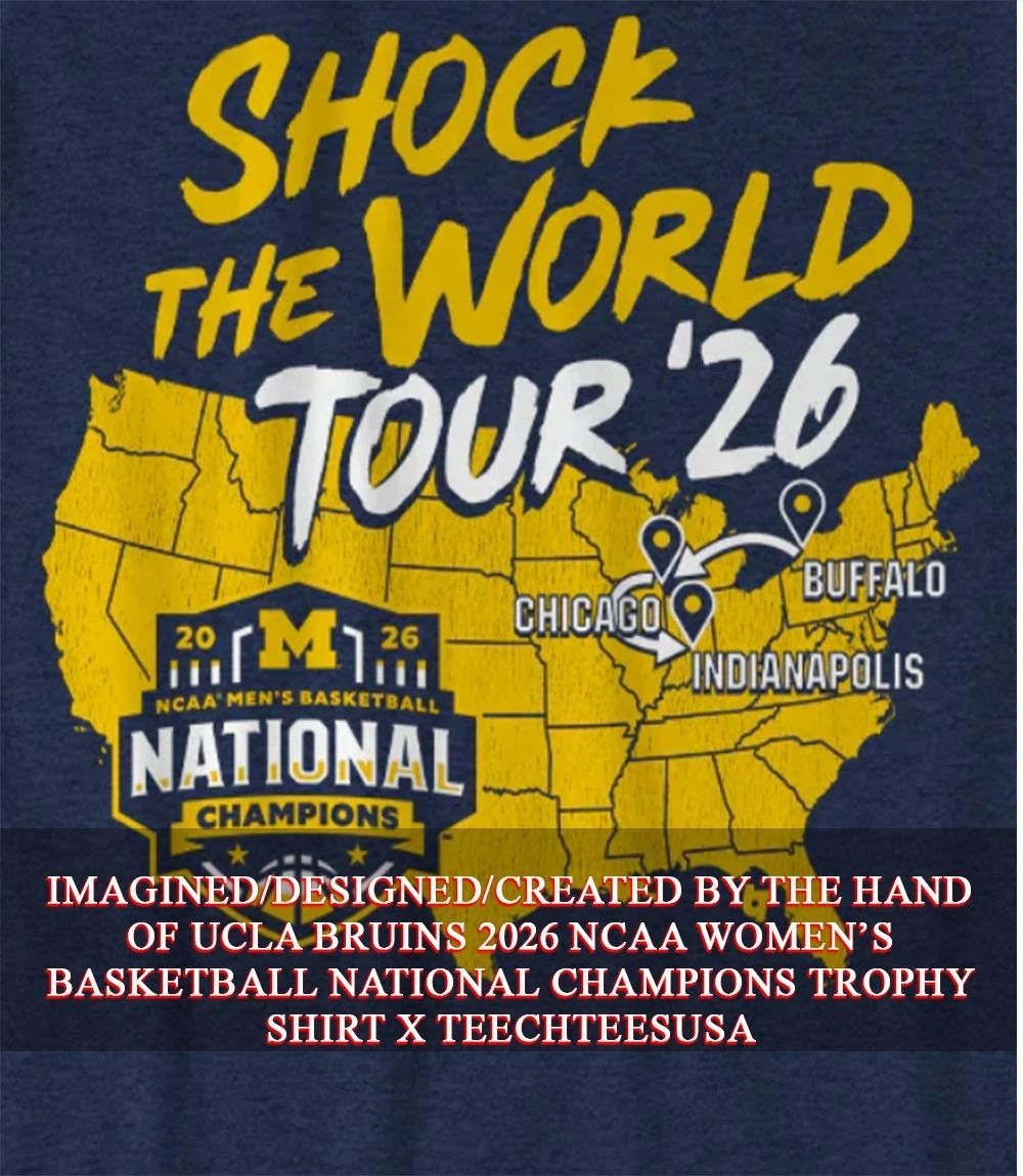 Shock the World Tour Michigan Wolverines 2026 National Champions shirt