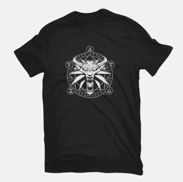 TeeFury | T-Shirt | Wolf Medallion | Mens Basic | S, XS, L, XL , XXL