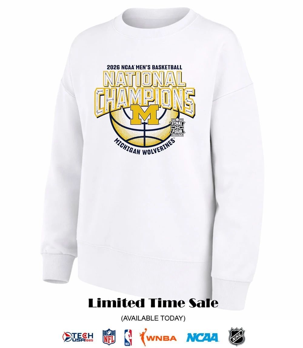 2026 NCAA Men’s Basketball National Champs Final Four Michigan Wolverines shirt