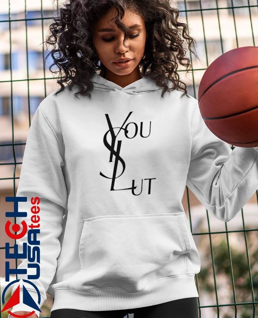 You slut logo parody shirt
