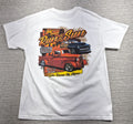 Run To The Sun 2024 Shirt Mens Large White Lake Havasu Hot Rod Graphic Tee