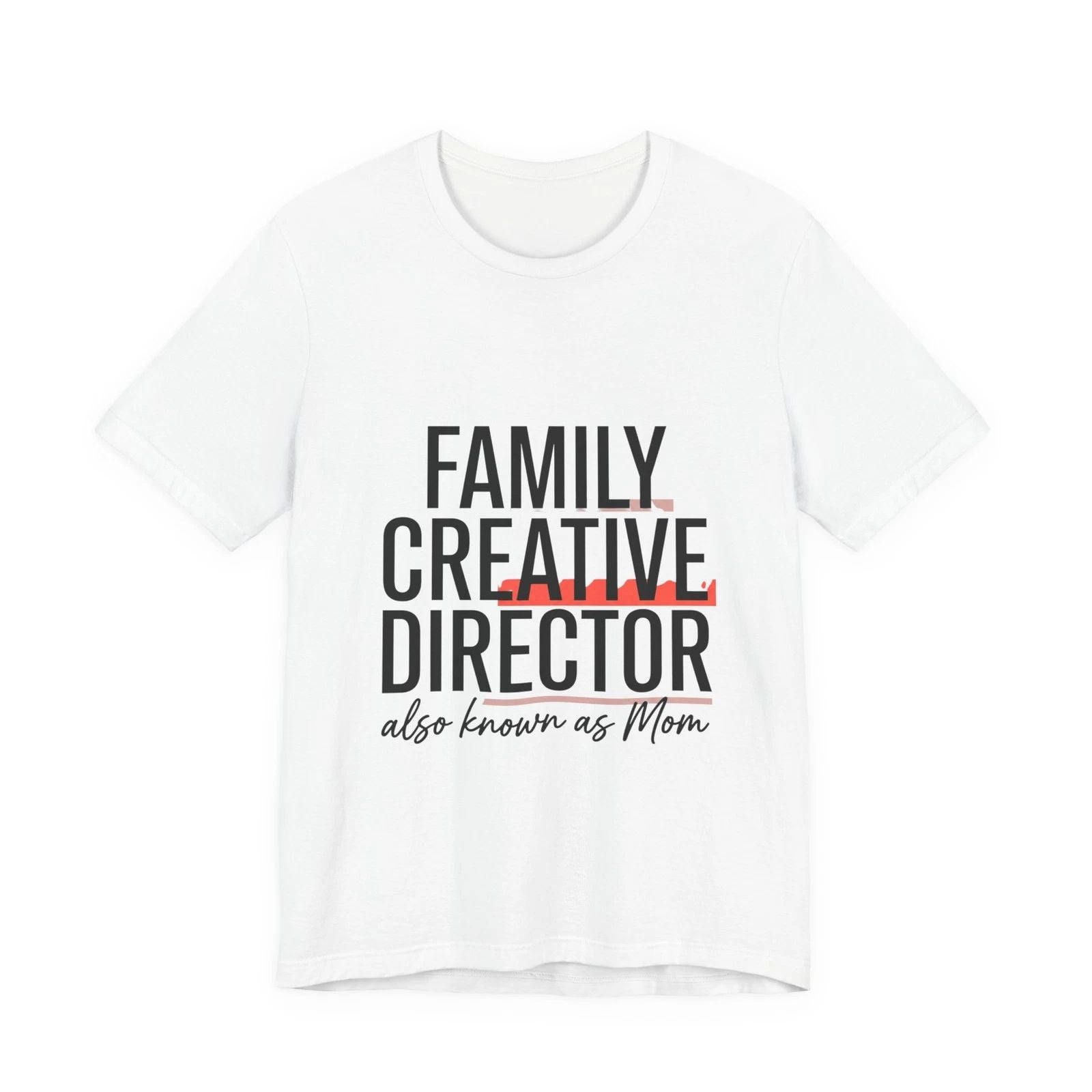 Family Creative Director Tee | minimalist mom shirt, streetwear mom