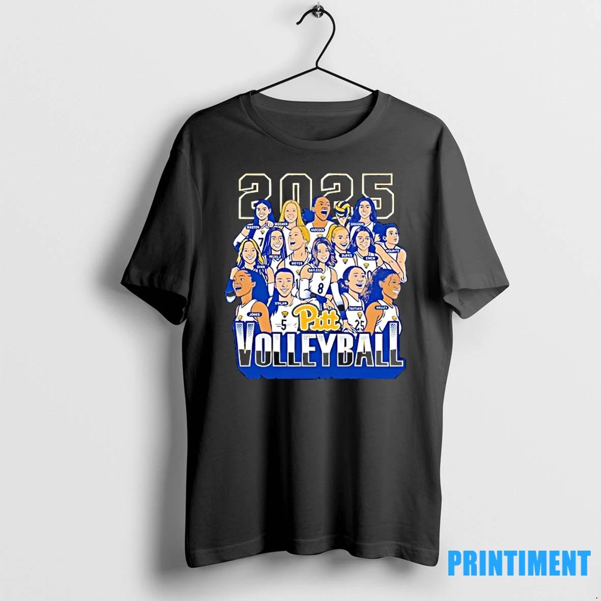 Rally Pitt Panthers Volleyball Roster 2025 Tshirts Sweater