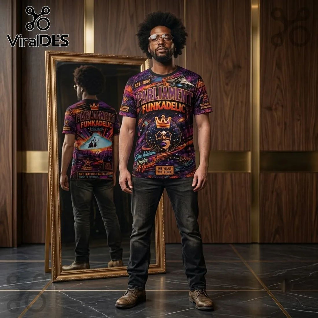 Parliament Funkadelic Mothership Spaceship Shirt