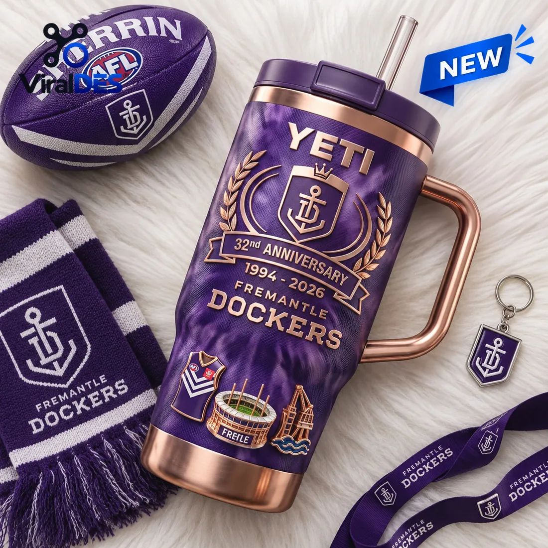 Fremantle Dockers 32nd Anniversary Stanley Tumbler