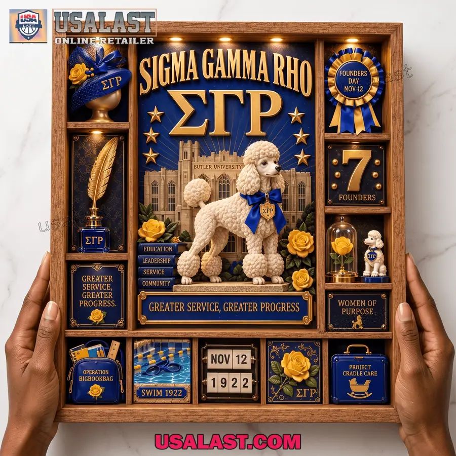 Sigma Gamma Rho Custom Frame Light Box