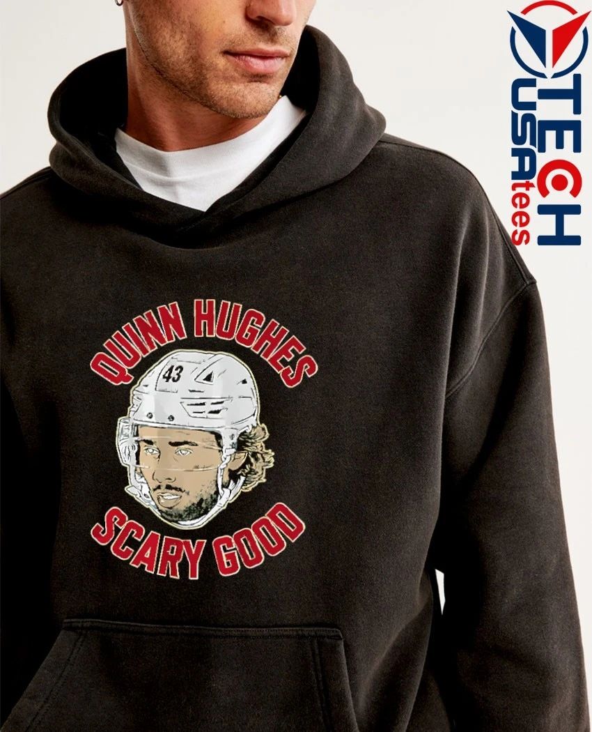 Quinn Hughes #43 Minnesota Wild scary good ghost eyes shirt