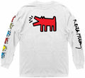 Keith Haring Iconic Artwork Long Sleeve White Unisex Size S-5XL 1K0881