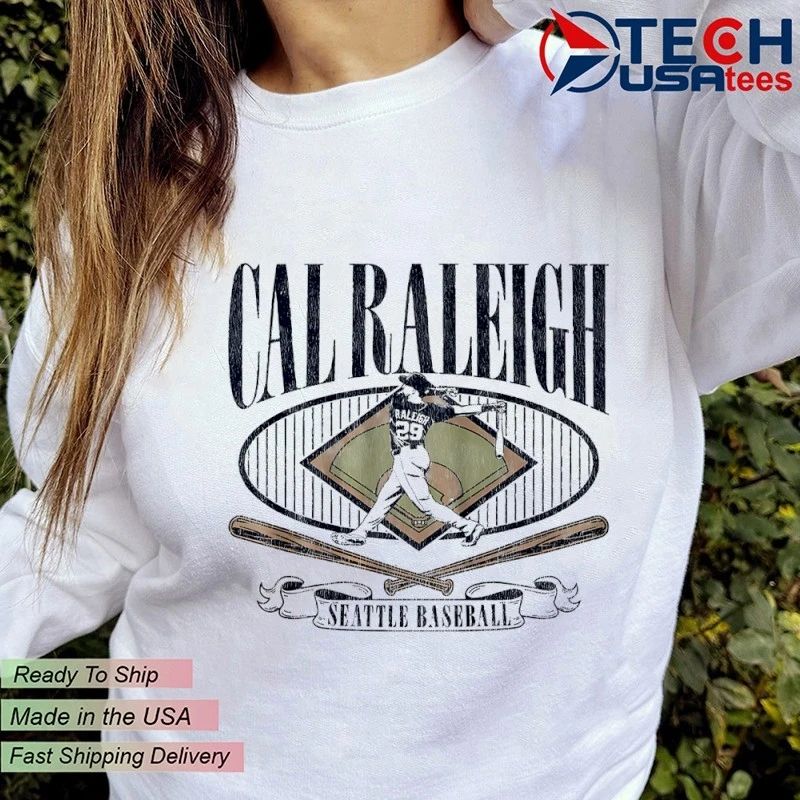 Cal Raleigh Seattle Mariners Baseball diamond standouts vintage shirt
