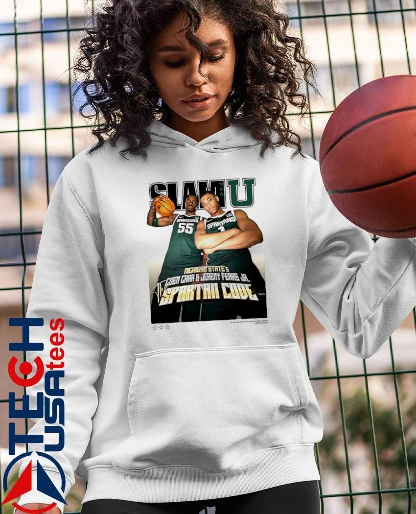 Slam The Michigan State’s Coen Carr and Jeremy Fears Jr. Spartan Code shirt