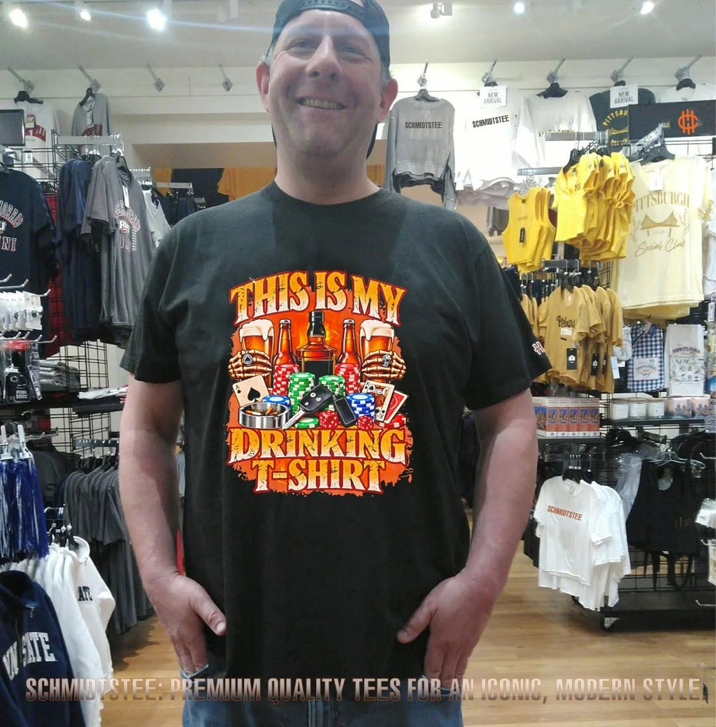 This Is My Drinking Poker and beer graphic shirt