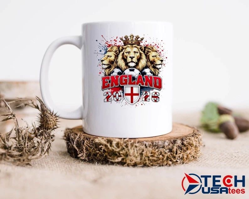 England World Cup 2026 Three Lions shield shirt