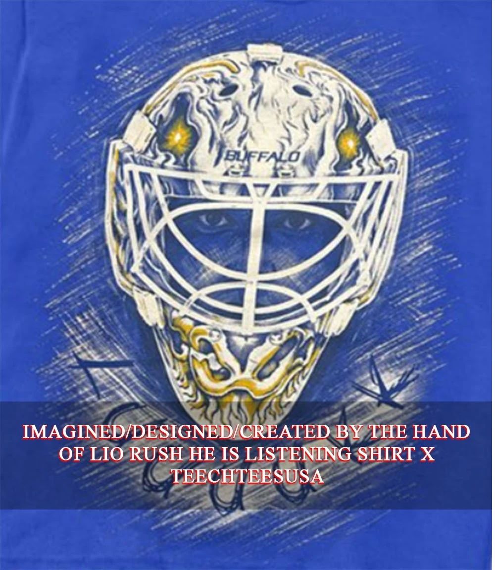 LUUUUUKK Buffalo Sabres Ukko-Pekka Luukkonen goalie mask shirt