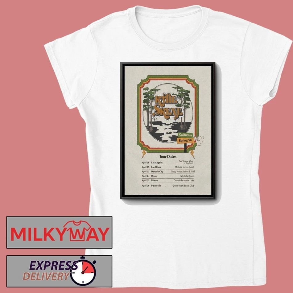 Kalie Skene California Spring 2026 Tour Poster shirt