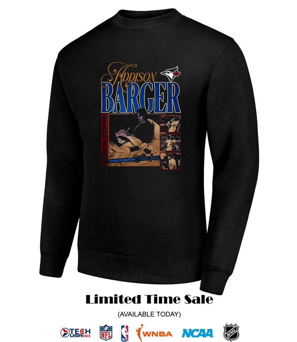 Toronto Blue Jays﻿ Addison Barger from Couch to World Series graphic shirt