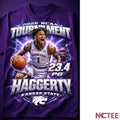 NKCtees PJ Haggerty Kansas State 2026 NCAA Tournament Shirt – 23.4 PPG Star Player Tee