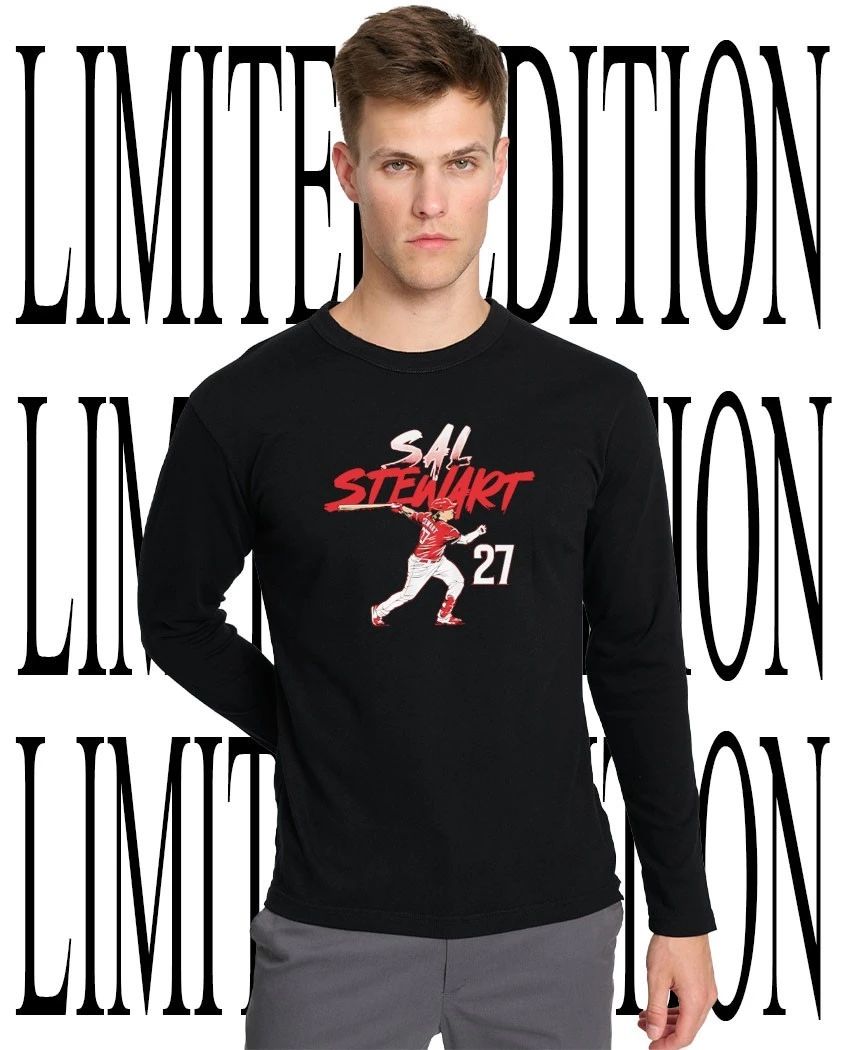 Sal Stewart #27 Cincinnati Reds Baseball slugger swing shirt
