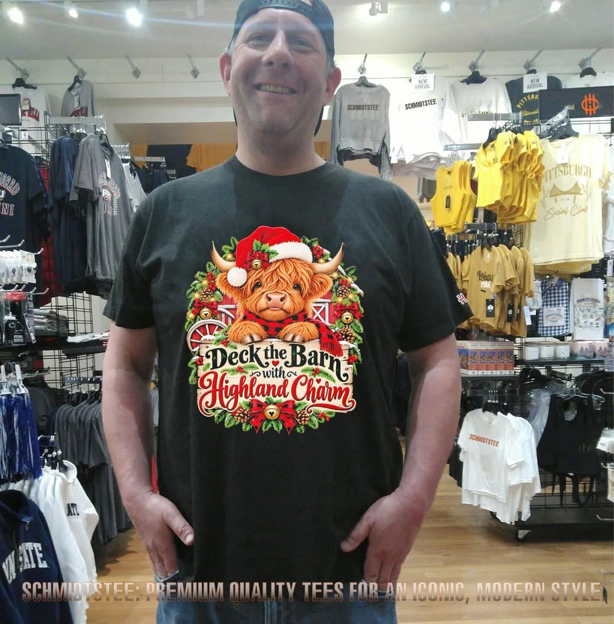 Deck the Barn with Highland Charm shirt