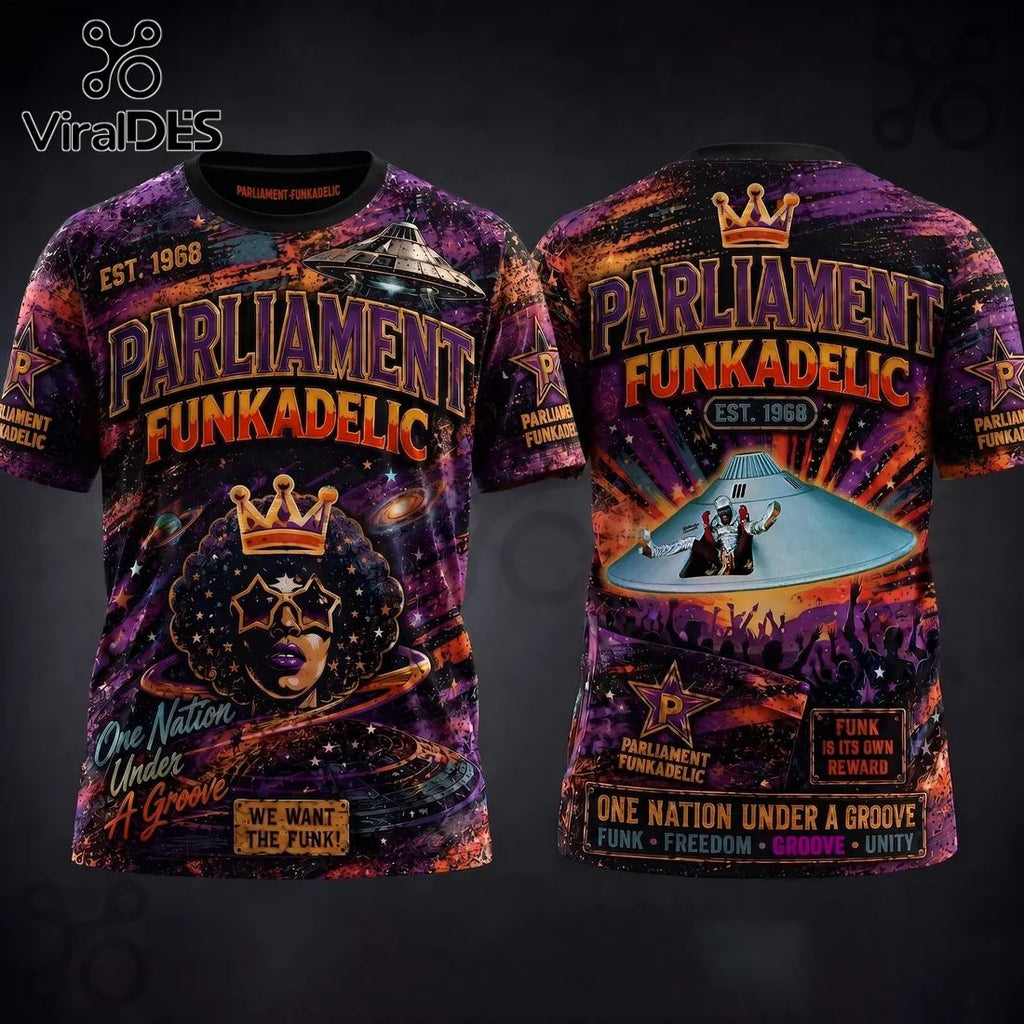 Parliament Funkadelic Mothership Spaceship Shirt