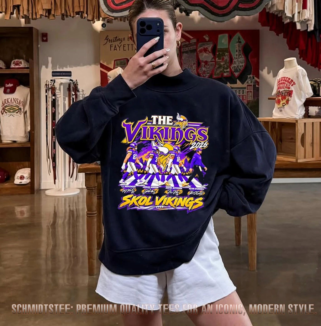 Minnesota Vikings the Vikings Abbey Road 2026 Skol Vikings shirt