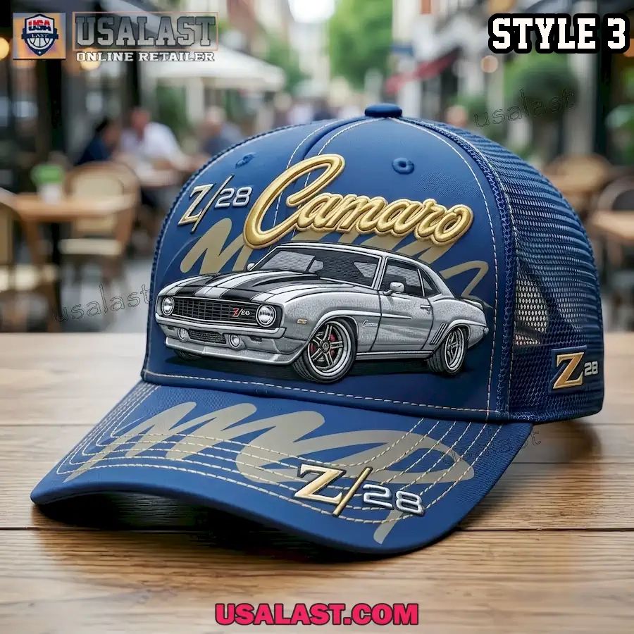 Chevrolet Camaro Z28 Vintage Muscle Car Trucker Hat