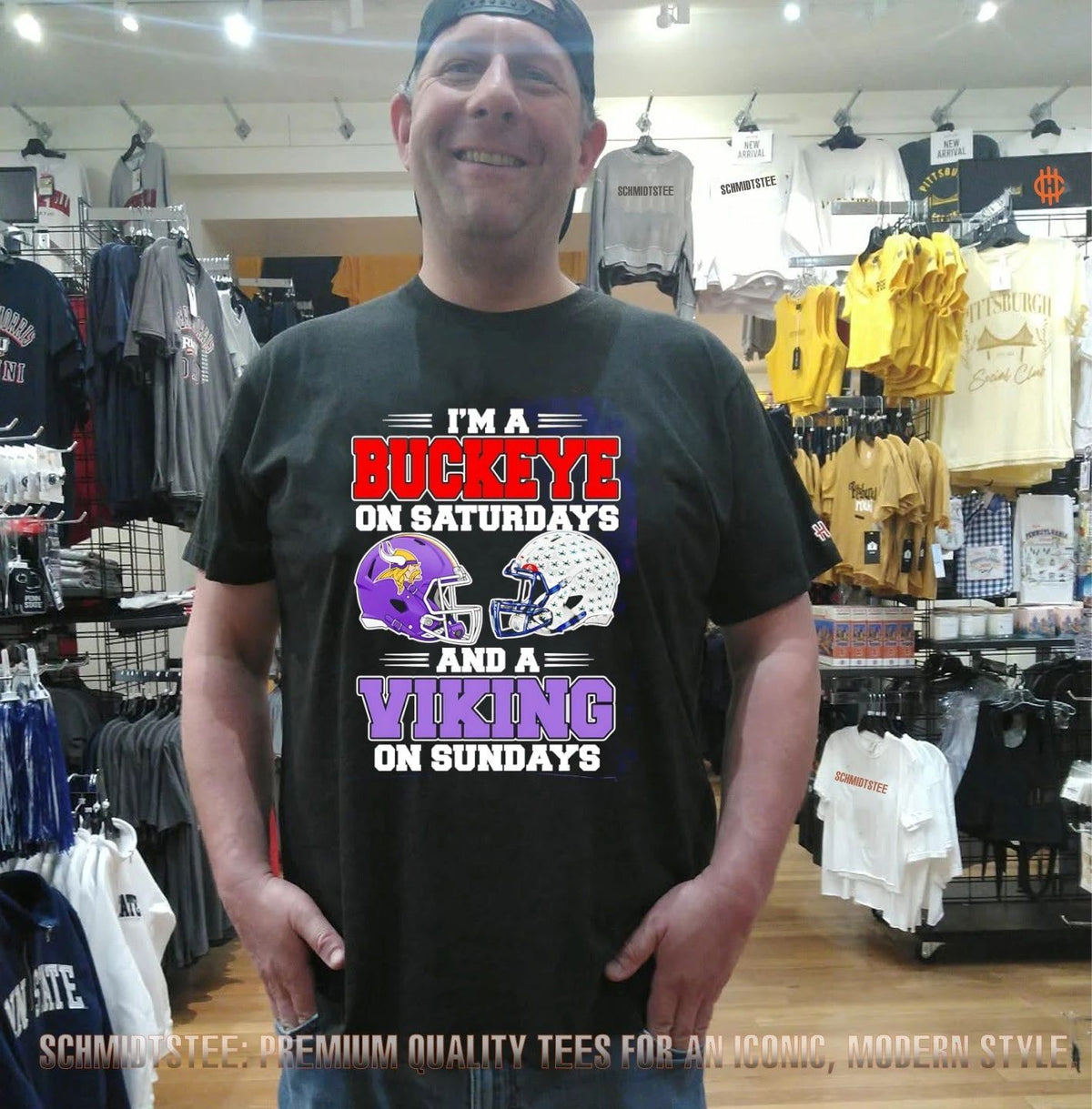 I’m a Buckeye on Saturdays and a Viking on Sundays shirt