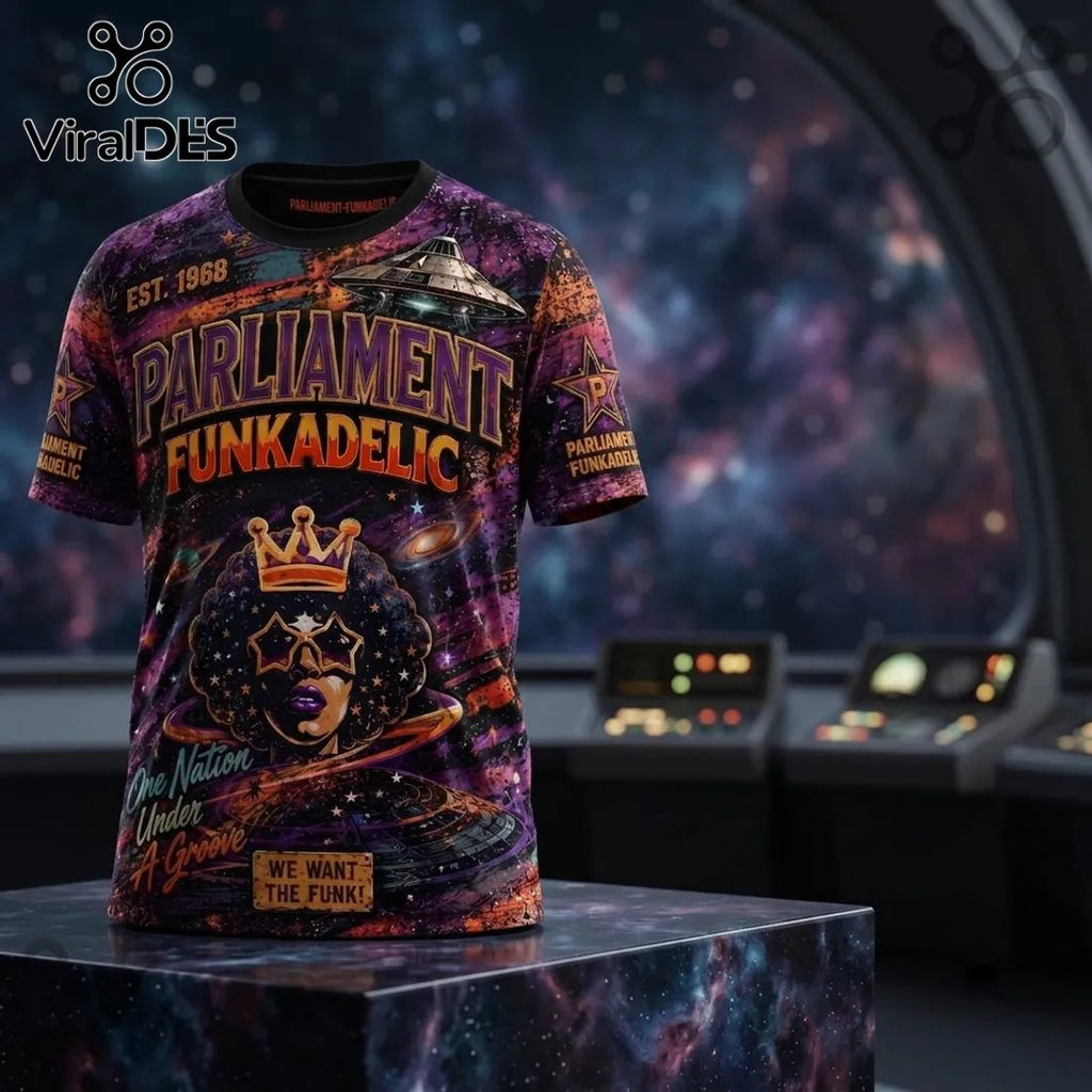 Parliament Funkadelic Mothership Spaceship Shirt
