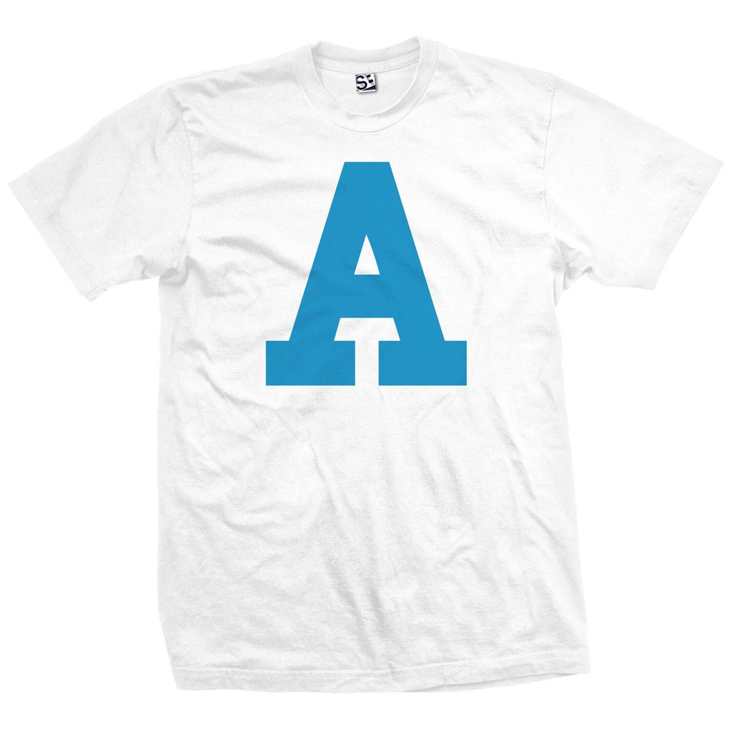 Custom Big Letter T-Shirt | Sports Fan Team Colors Cheer Crowd Large Font Text